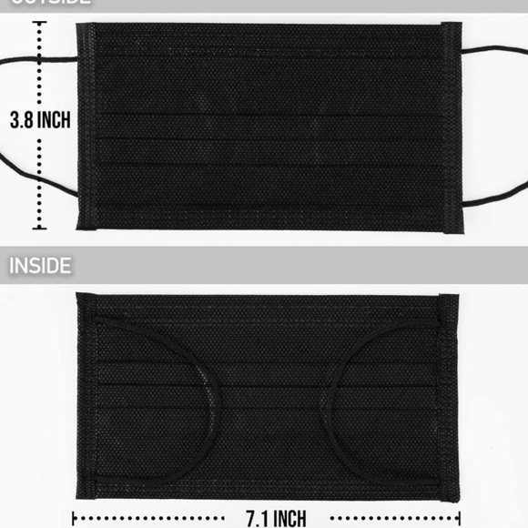Black Face Masks - Picture 3 of 4